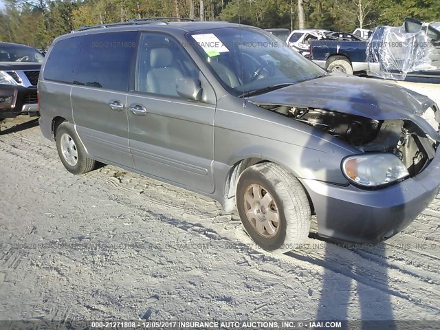 KNDUP131136412775 - 2003 KIA SEDONA EX/LX GOLD photo 1