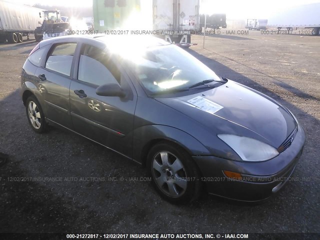 3FAFP37312R117165 - 2002 FORD FOCUS ZX5 GRAY photo 1