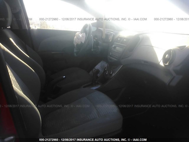 1G1JA6SH7D4123017 - 2013 CHEVROLET SONIC LS 橙色 照片 5