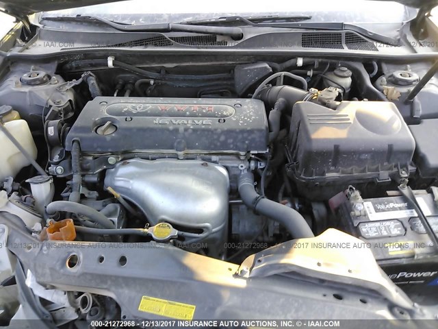 4T1BE32K02U558934 - 2002 TOYOTA CAMRY LE/XLE/SE BEIGE photo 10