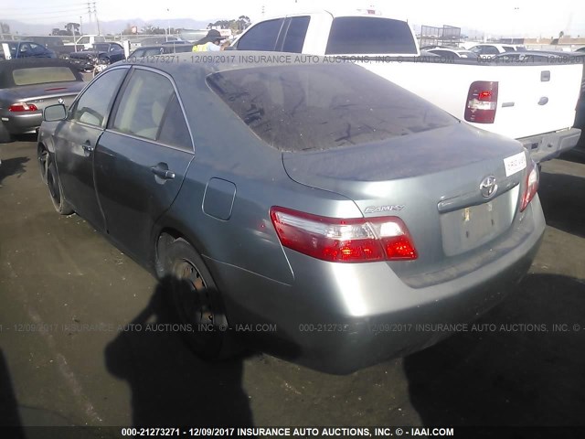 4T1BE46K47U507024 - 2007 TOYOTA CAMRY NEW GENERAT CE/LE/XLE/SE GREEN photo 3