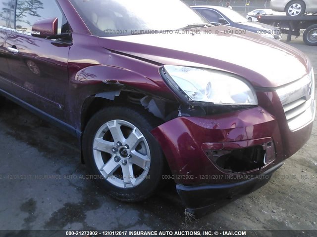 5GZER23767J136202 - 2007 SATURN OUTLOOK XR MAROON photo 6