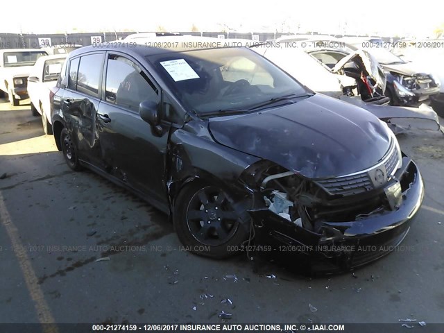 3N1BC13E97L388584 - 2007 NISSAN VERSA S/SL BLACK photo 1