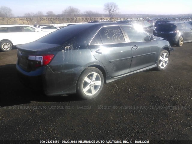 4T1BF1FK9DU696762 - 2013 TOYOTA CAMRY L/SE/LE/XLE 黑色 照片 4