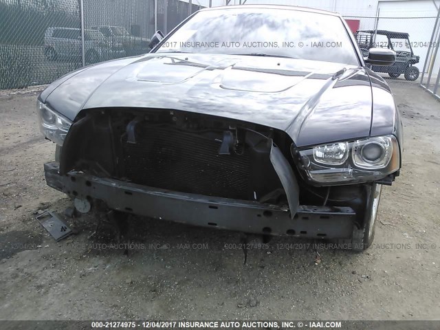 2B3CL5CT9BH521757 - 2011 DODGE CHARGER R/T BLACK photo 6