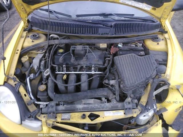 1B3ES56C72D637740 - 2002 DODGE NEON ES YELLOW photo 10