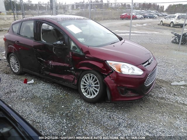 1FADP5AU2DL519458 - 2013 FORD C-MAX SE MAROON photo 1