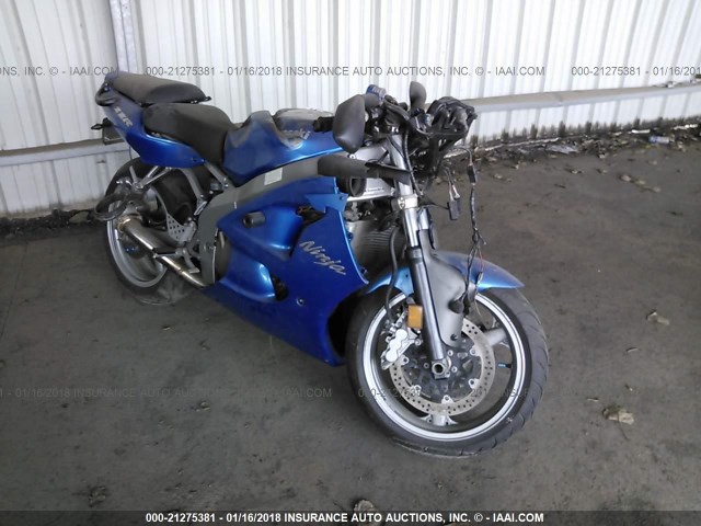 JKAZX4J138A074062 - 2008 KAWASAKI ZX600 J1 BLUE photo 1