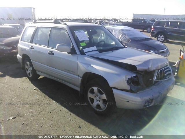 JF1SF65681H740881 - 2001 SUBARU FORESTER S SILVER photo 1