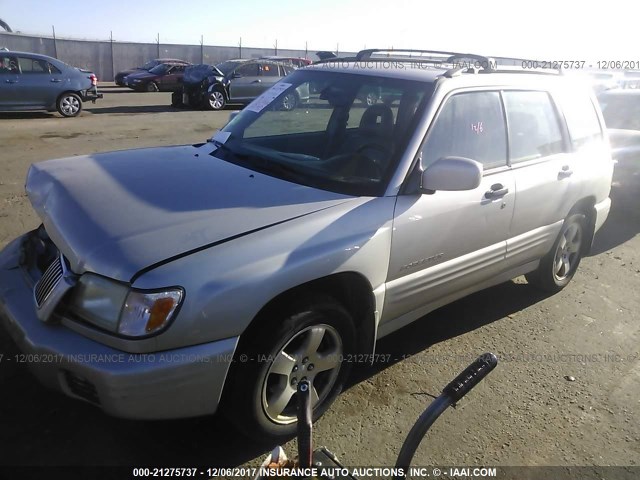 JF1SF65681H740881 - 2001 SUBARU FORESTER S SILVER photo 2