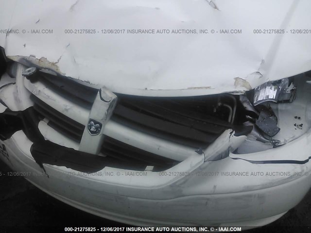 1D4GP45R17B210374 - 2007 DODGE CARAVAN SXT WHITE photo 6