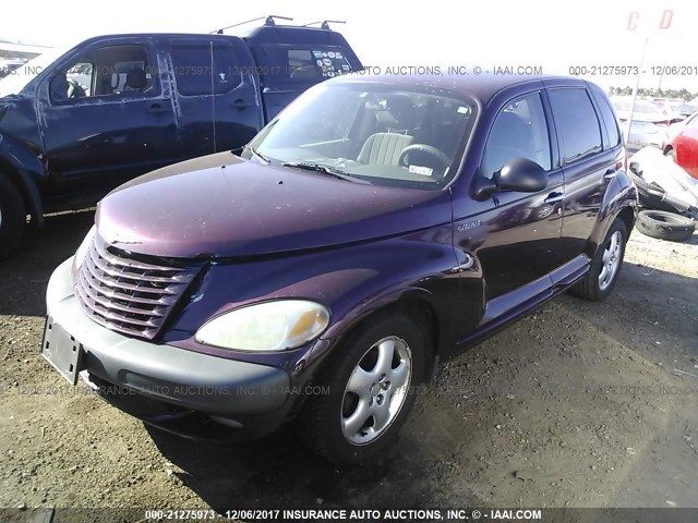 3C4FY58B32T334311 - 2002 CHRYSLER PT CRUISER TOURING PURPLE photo 2