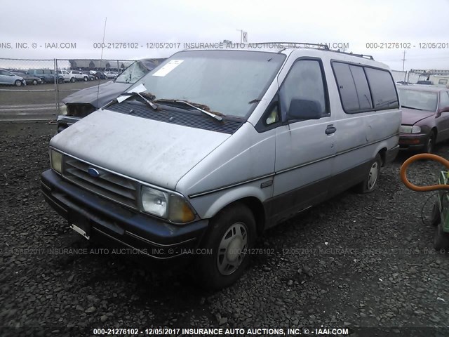 1FMDA41X4RZA34268 - 1994 FORD AEROSTAR GRAY photo 2