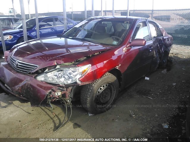 4T1BE30KX5U031944 - 2005 TOYOTA CAMRY LE/XLE/SE Tünd qırmızı foto 2