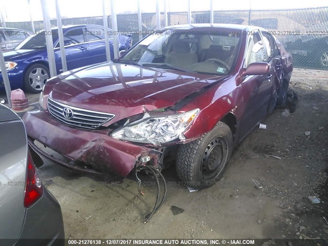 4T1BE30KX5U031944 - 2005 TOYOTA CAMRY LE/XLE/SE Tünd qırmızı foto 6