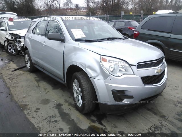 2GNALBEK4D6362760 - 2013 CHEVROLET EQUINOX LS SILVER photo 1