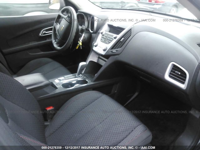 2GNALBEK4D6362760 - 2013 CHEVROLET EQUINOX LS SILVER photo 5