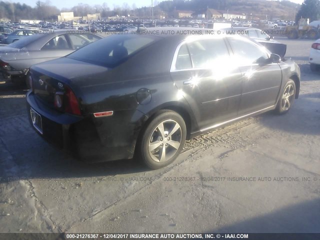 1G1ZC5E06CF214392 - 2012 CHEVROLET MALIBU 1LT 黑色 照片 4