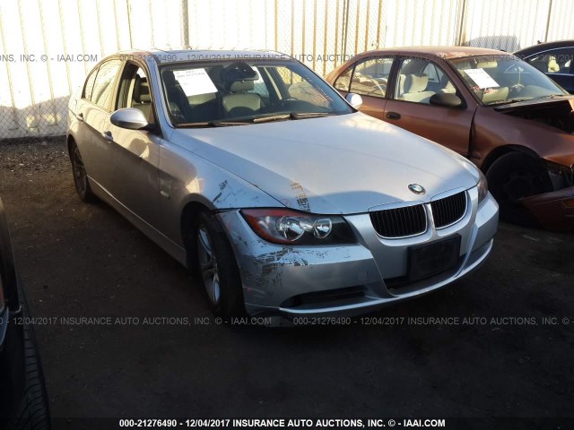 WBAVC53588FZ85445 - 2008 BMW 328 I SULEV SILVER photo 1