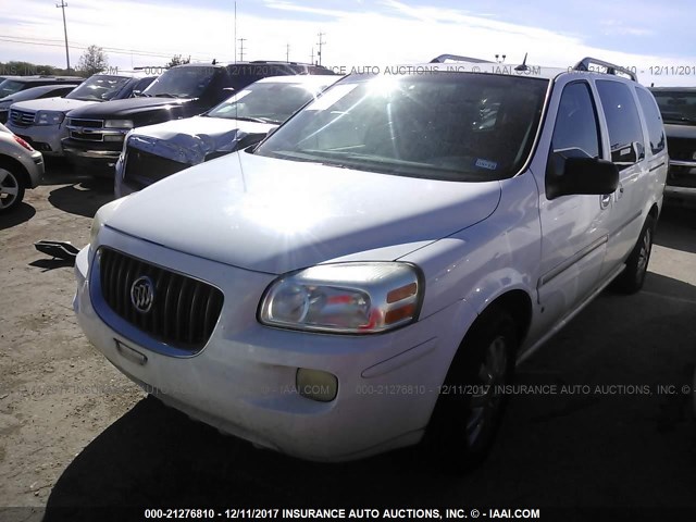 5GADV33127D111792 - 2007 BUICK TERRAZA CXL WHITE photo 2