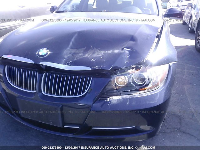 WBAVB73578KY65173 - 2008 BMW 335 I Dark Blue photo 6