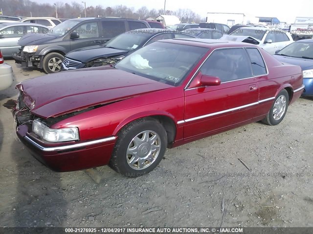 1G6ET1292XU602564 - 1999 CADILLAC ELDORADO TOURING RED photo 2