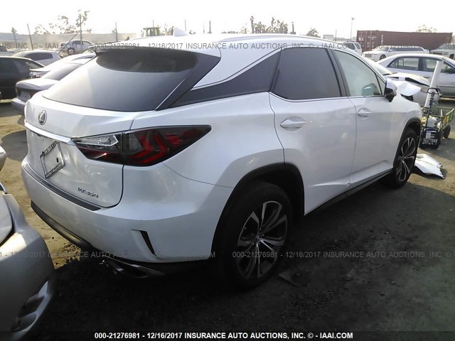 2T2ZZMCA6HC064808 - 2017 LEXUS RX 350/BASE/F SPORT WHITE photo 4