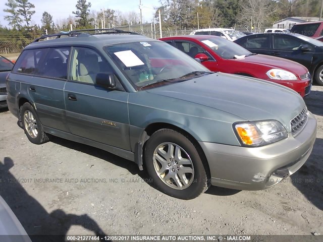 4S3BH675X36630857 - 2003 SUBARU LEGACY OUTBACK AWP 绿色 照片 1