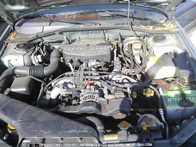4S3BH675X36630857 - 2003 SUBARU LEGACY OUTBACK AWP 绿色 照片 10