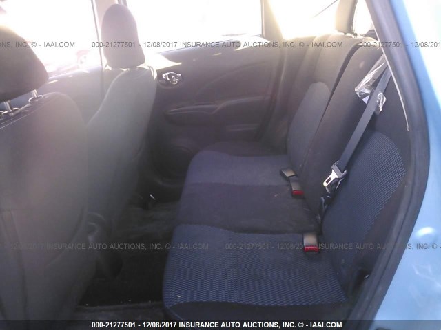 3N1CE2CP0EL359204 - 2014 NISSAN VERSA NOTE S/S PLUS/SV/SL BLUE photo 8