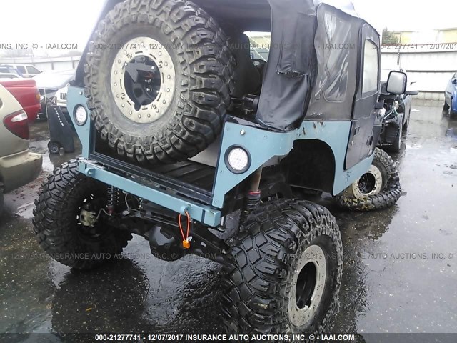 1J4FA69S66P710934 - 2006 JEEP WRANGLER / TJ RUBICON BLUE photo 4