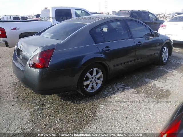 1N4BA41E25C823662 - 2005 NISSAN MAXIMA SE/SL GRAY photo 4