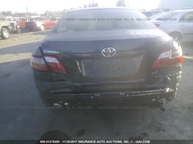 4T1BE46K97U192236 - 2007 TOYOTA CAMRY NEW GENERATION CE/LE/XLE/SE GRAY photo 6