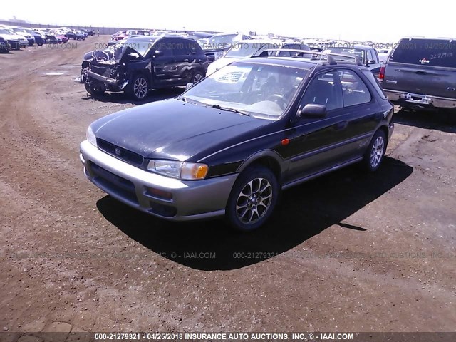 JF1GF4852XH809277 - 1999 SUBARU IMPREZA OUTBACK SPORT BLACK photo 2