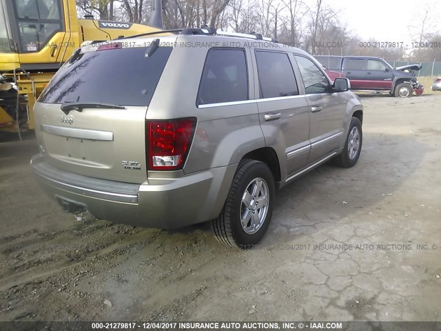 1J8HR68216C130225 - 2006 JEEP GRAND CHEROKEE OVERLAND GOLD photo 4