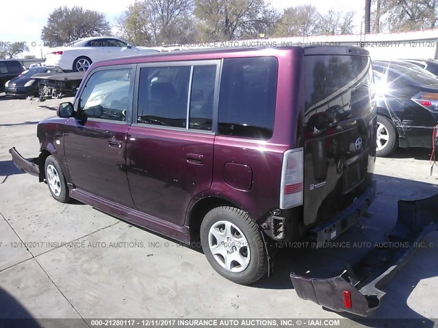 JTLKT324950198512 - 2005 TOYOTA SCION XB Tünd qırmızı foto 3