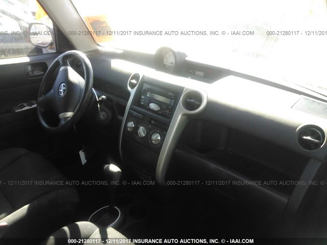 JTLKT324950198512 - 2005 TOYOTA SCION XB Tünd qırmızı foto 5