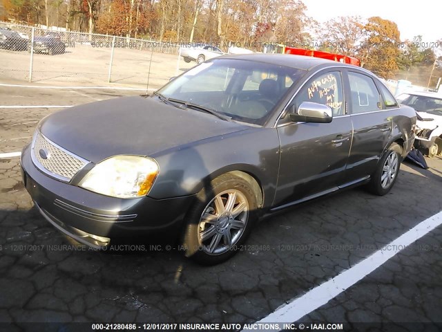 1FAHP25166G173622 - 2006 FORD FIVE HUNDRED LIMITED GRAY photo 2