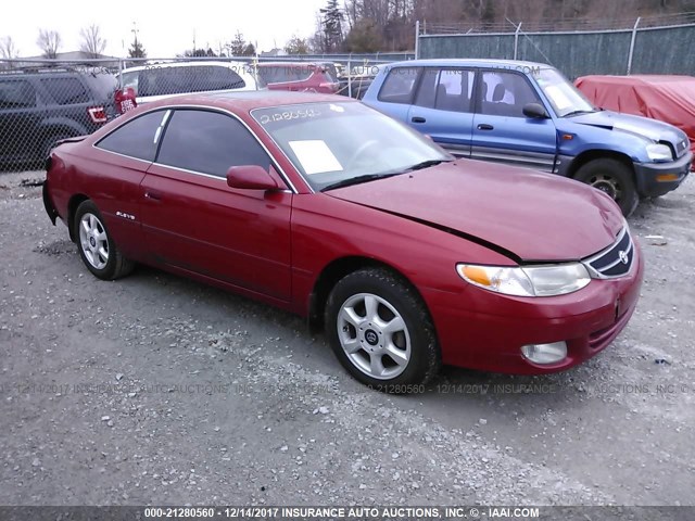 2T1CF22P11C538442 - 2001 TOYOTA CAMRY SOLARA SE/SLE წითელი ფოტო 1
