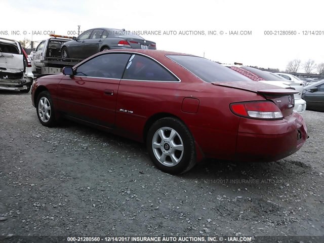 2T1CF22P11C538442 - 2001 TOYOTA CAMRY SOLARA SE/SLE წითელი ფოტო 3