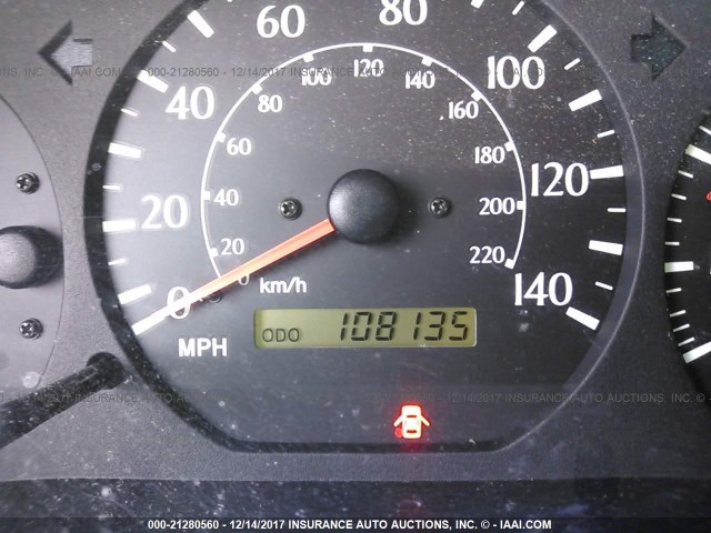 2T1CF22P11C538442 - 2001 TOYOTA CAMRY SOLARA SE/SLE წითელი ფოტო 7