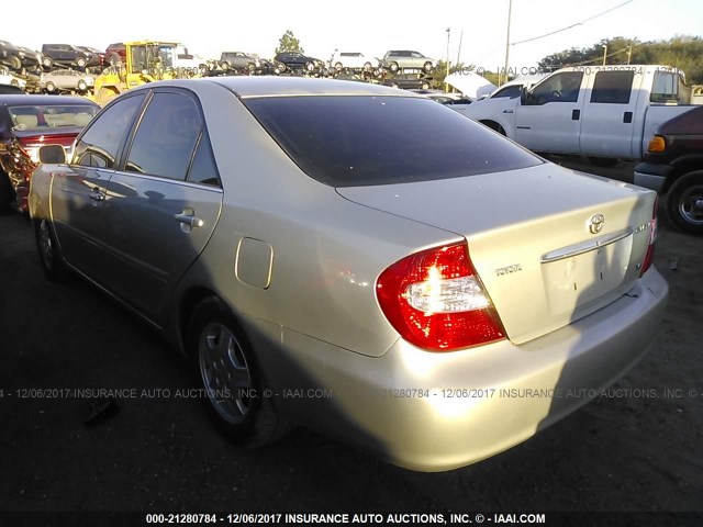 4T1BF32K73U044335 - 2003 TOYOTA CAMRY LE/XLE/SE 银色 照片 3