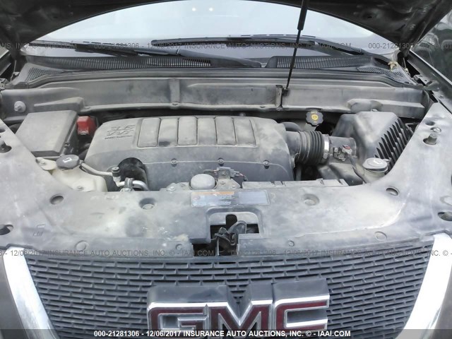 1GKKVRED3CJ154635 - 2012 GMC ACADIA SLT-1 Brązowy zdjęcie 10