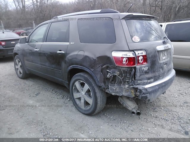 1GKKVRED3CJ154635 - 2012 GMC ACADIA SLT-1 Brązowy zdjęcie 3