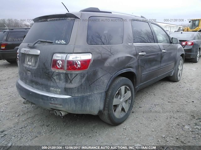 1GKKVRED3CJ154635 - 2012 GMC ACADIA SLT-1 Brązowy zdjęcie 4