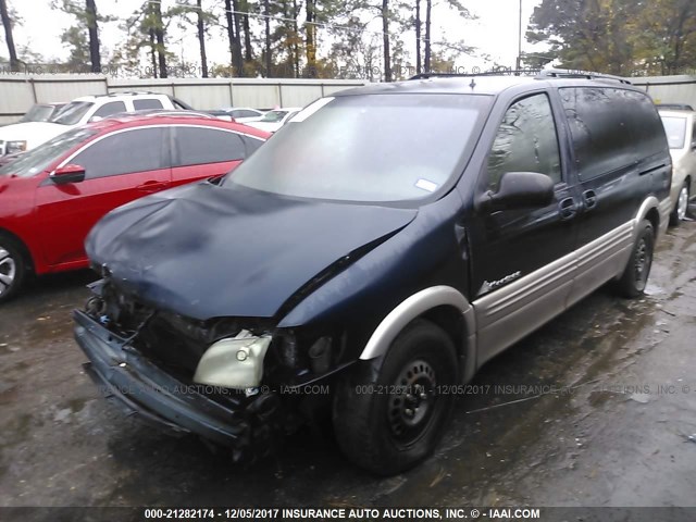 1GMDX03EX1D215976 - 2001 PONTIAC MONTANA BLUE photo 2