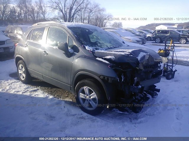 3GNCJPSB3GL266165 - 2016 CHEVROLET TRAX 1LT GRAY photo 1