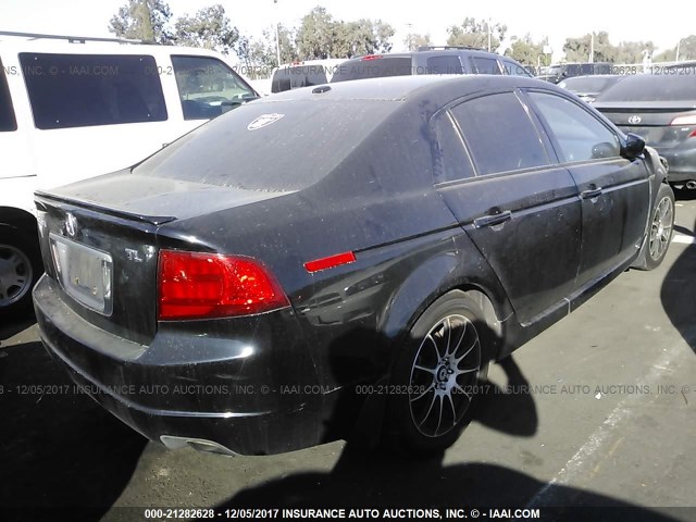 19UUA66276A029090 - 2006 ACURA 3.2TL BLACK photo 4