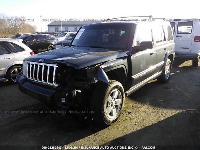 1J8HG48K77C611334 - 2007 JEEP COMMANDER BLUE photo 2