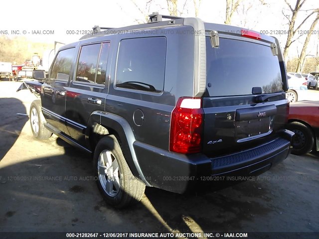1J8HG48K77C611334 - 2007 JEEP COMMANDER BLUE photo 3